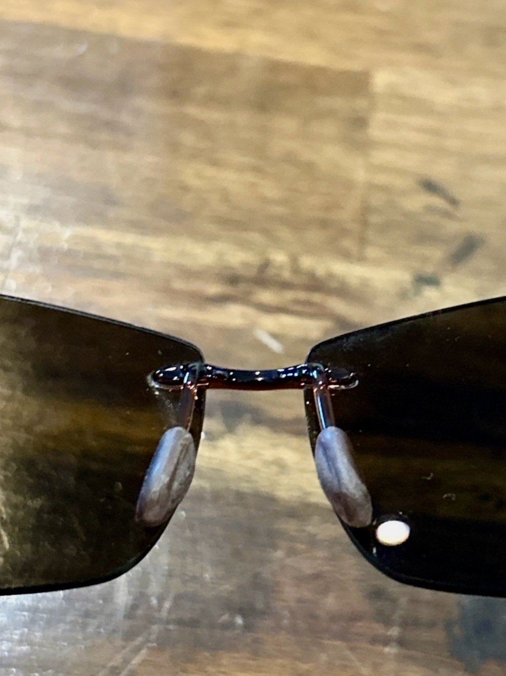 Maui Jim LIGHTHOUSE Polarized Rimless Sunglasses with Brown Lenses - Picture 7 of 12
